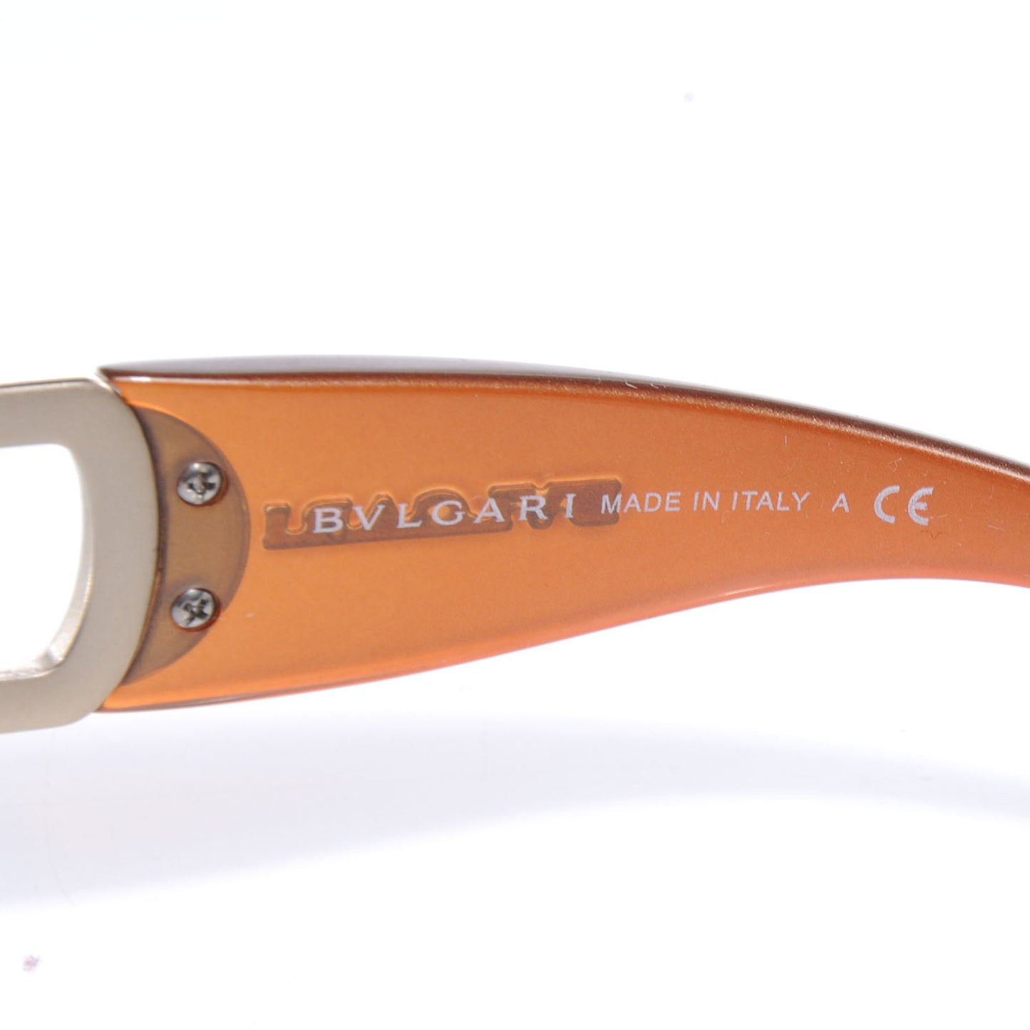 BVLGARI Sunglasses Copper Frame Brown Gradient Lens 6012-B