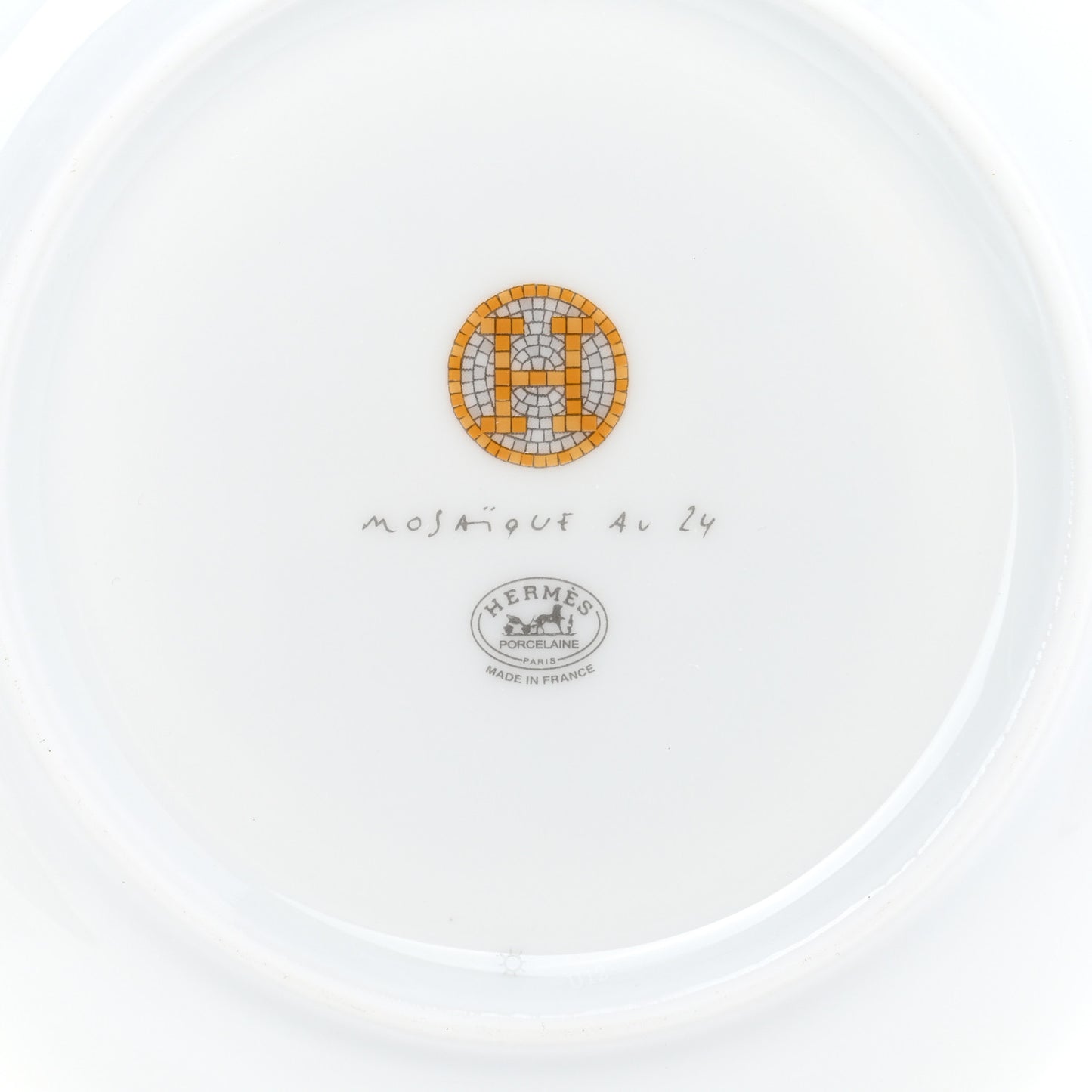 Porcelain Mosaique Au 24 Platine Soup Plate Set of 2