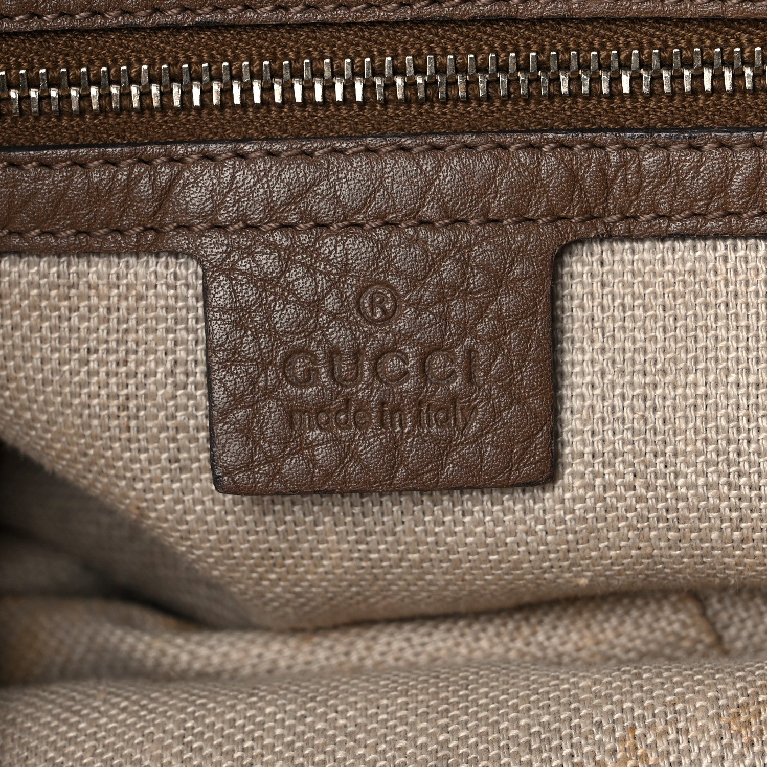 Gucci Calfskin Greenwich Medium Shoulder Bag Brown 5 of 24