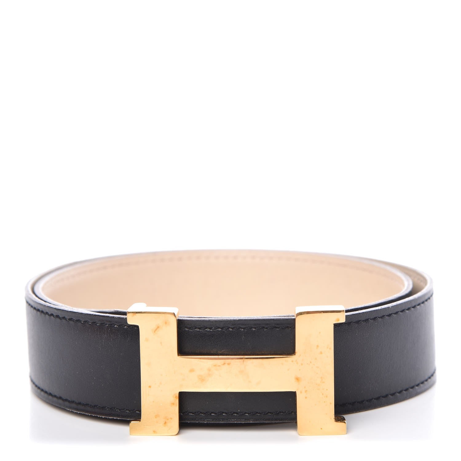 Hermes Box 32mm Constance H Belt 70 Black Craie 1 of 11