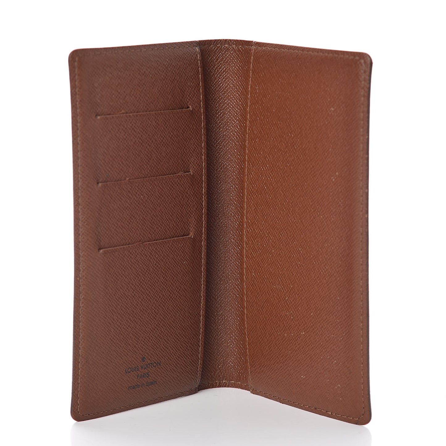 Monogram Simple Checkbook Holder Wallet Cover