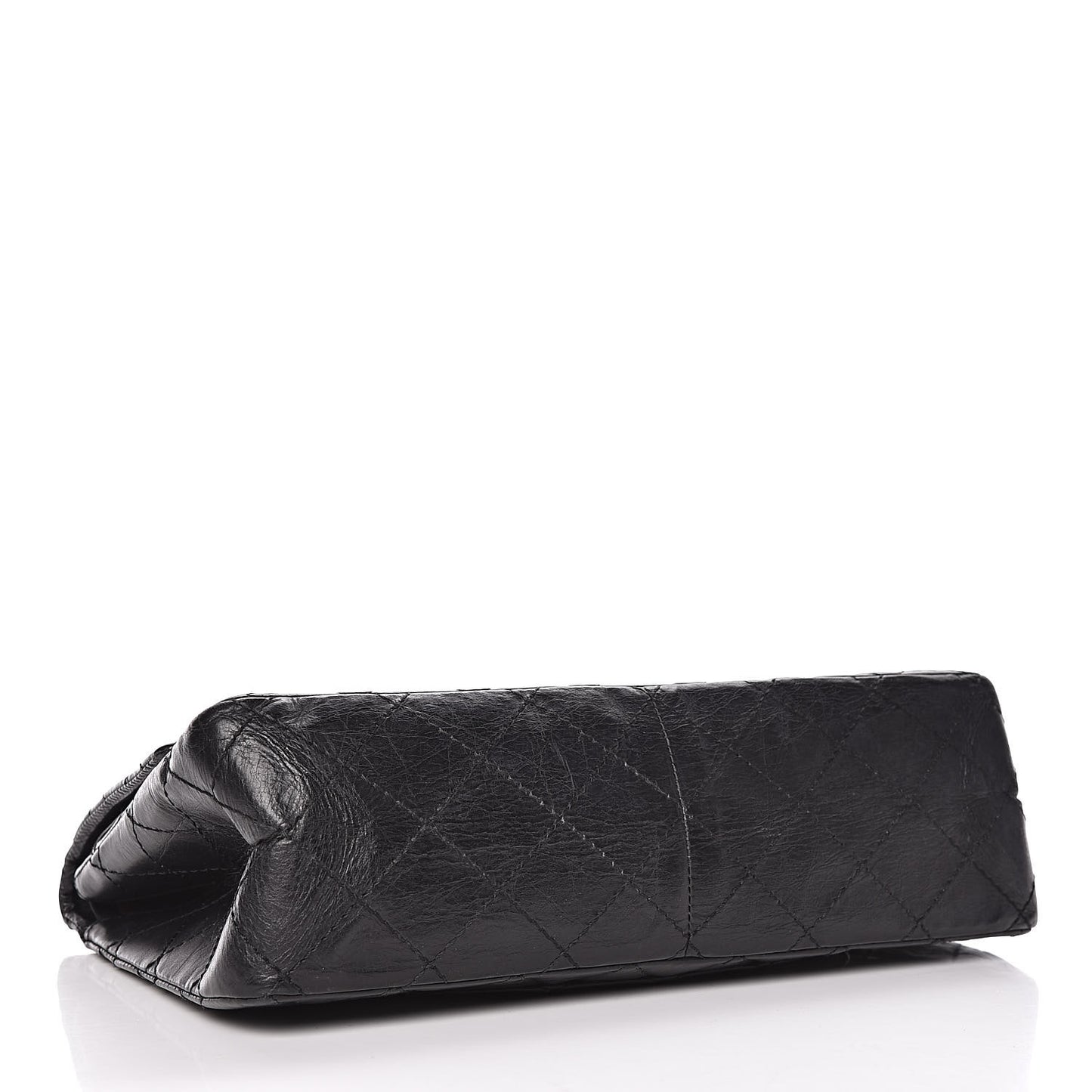 Aged Calfskin Quilted 2.55 Reissue 226 Flap Black