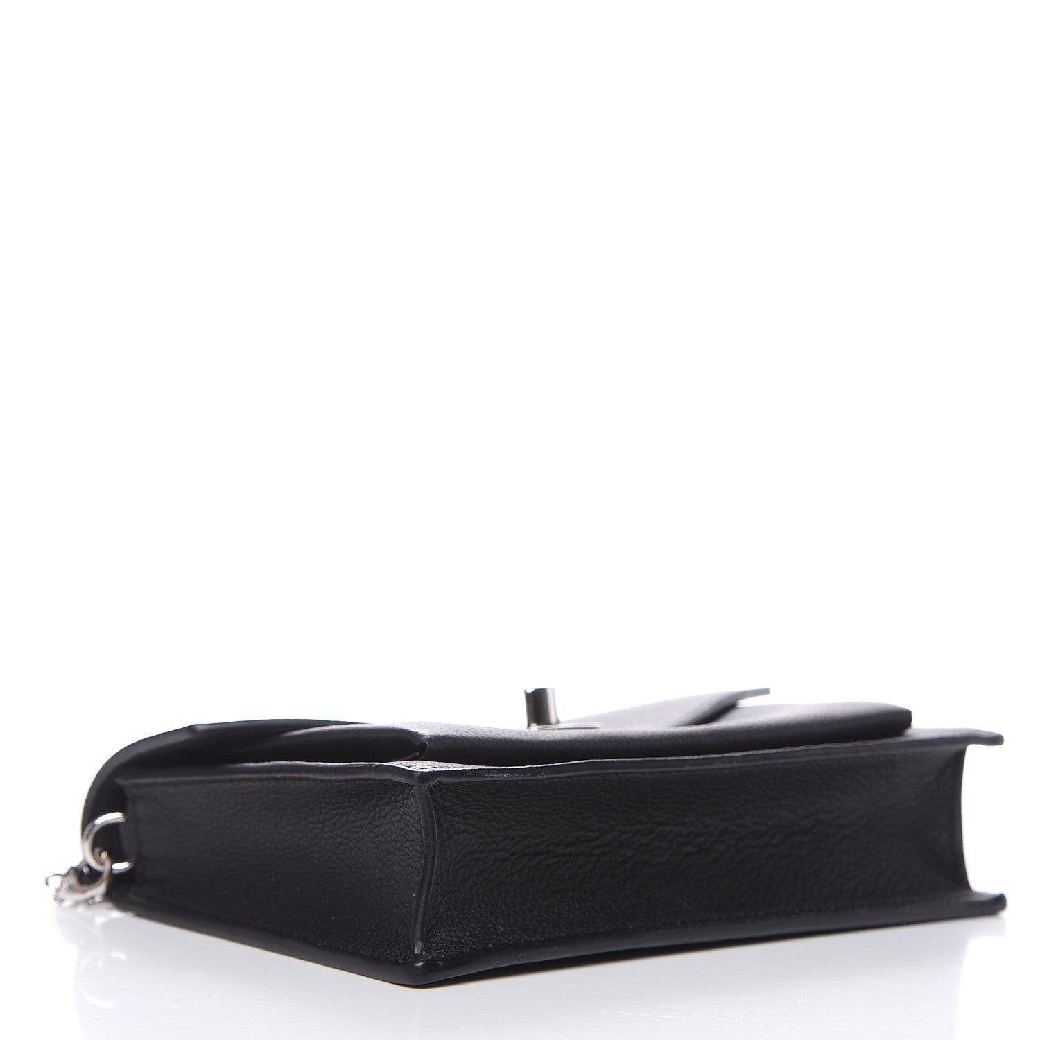 Louis Vuitton Soft Calfskin My Lockme Chain Pochette Black 4 of 9