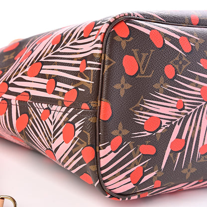 Louis Vuitton Monogram Jungle Dots Neo Neverfull MM Sugar Pink Poppy 9 of 12
