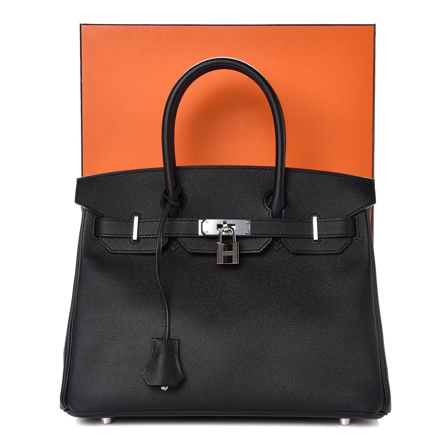 Epsom Birkin 30 Black