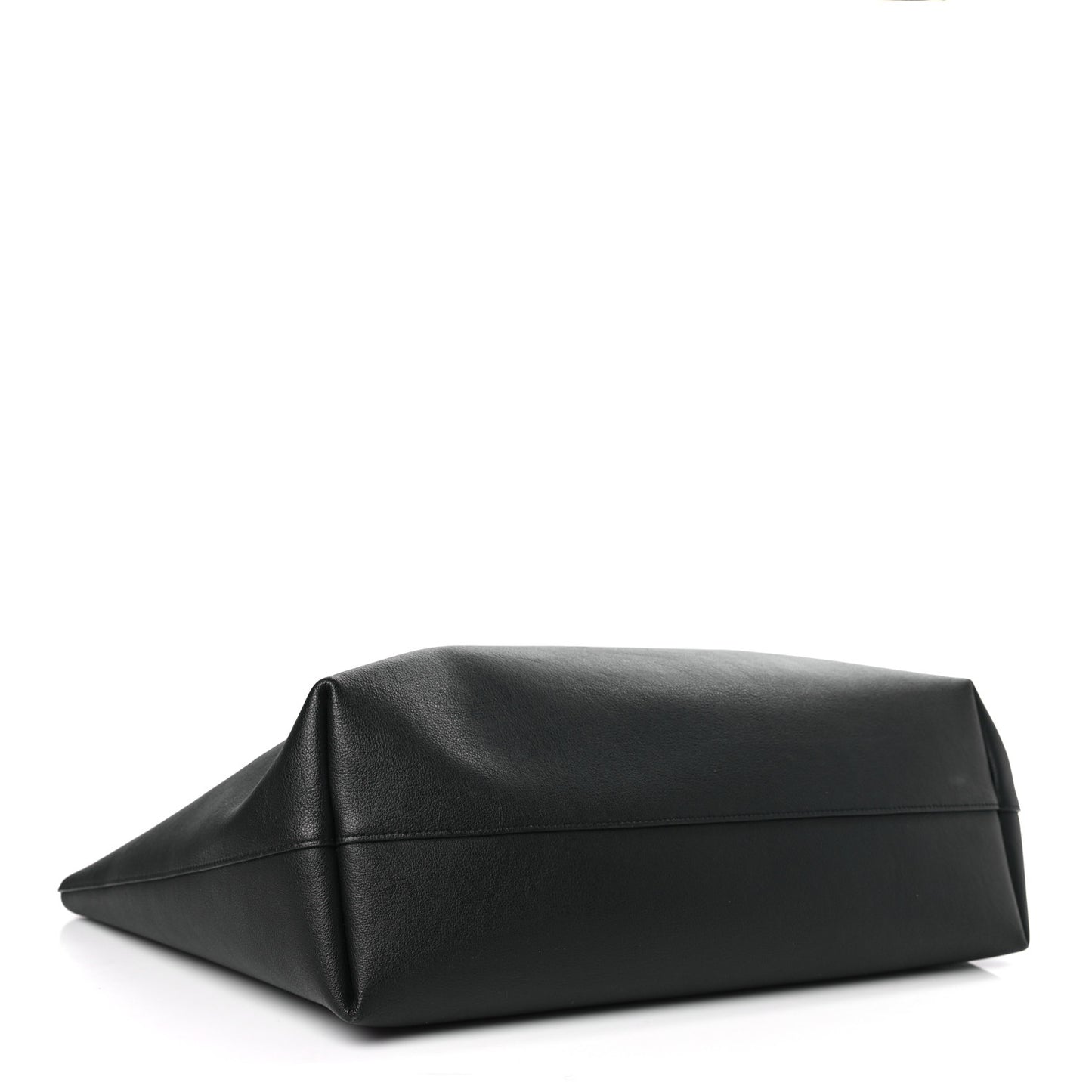 Calfskin Large Shopping Tote Black
