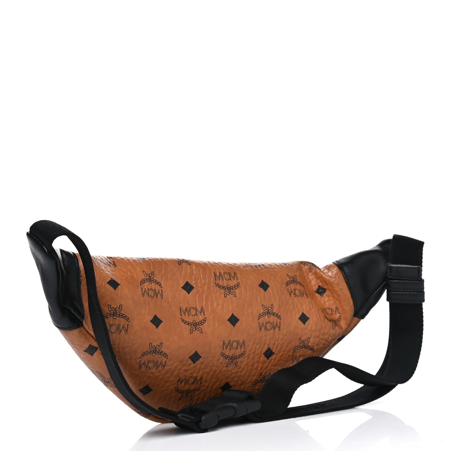Visetos Waist Bag Black Cognac