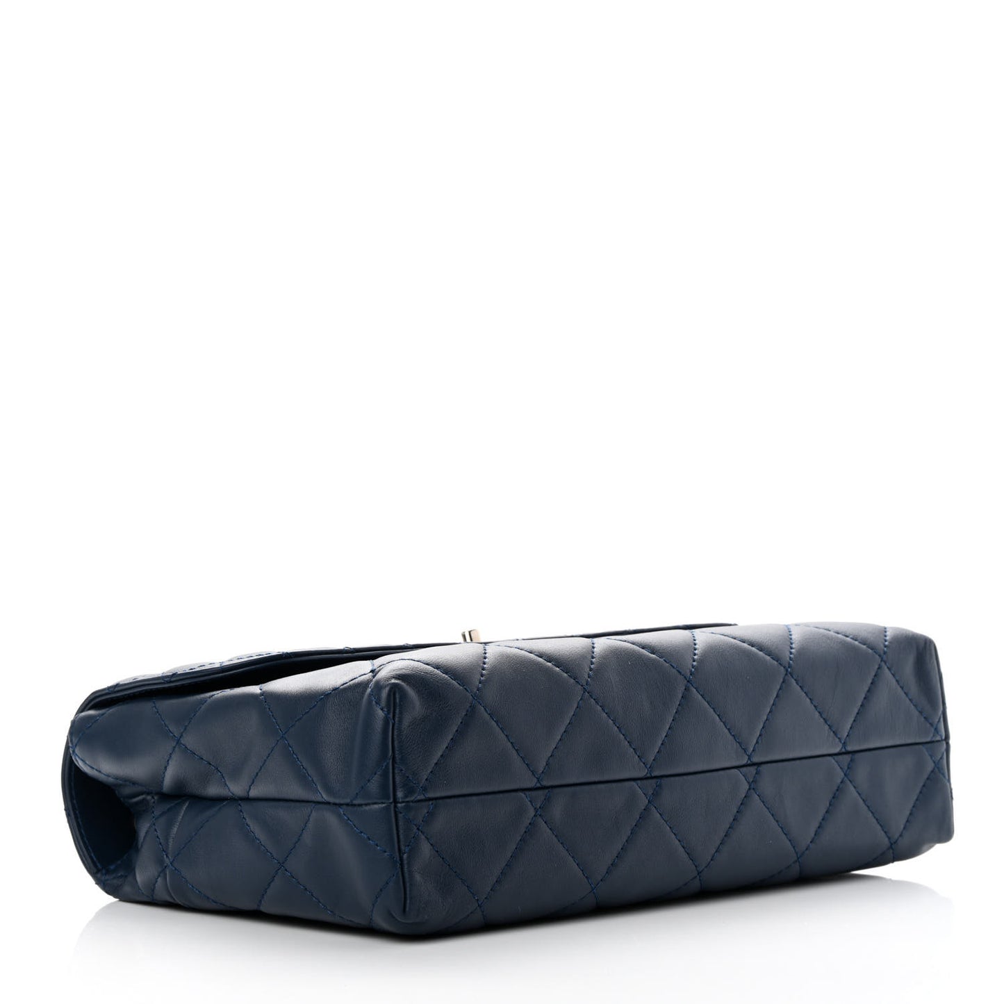 Calfskin Quilted In The Business Flap Dark Blue