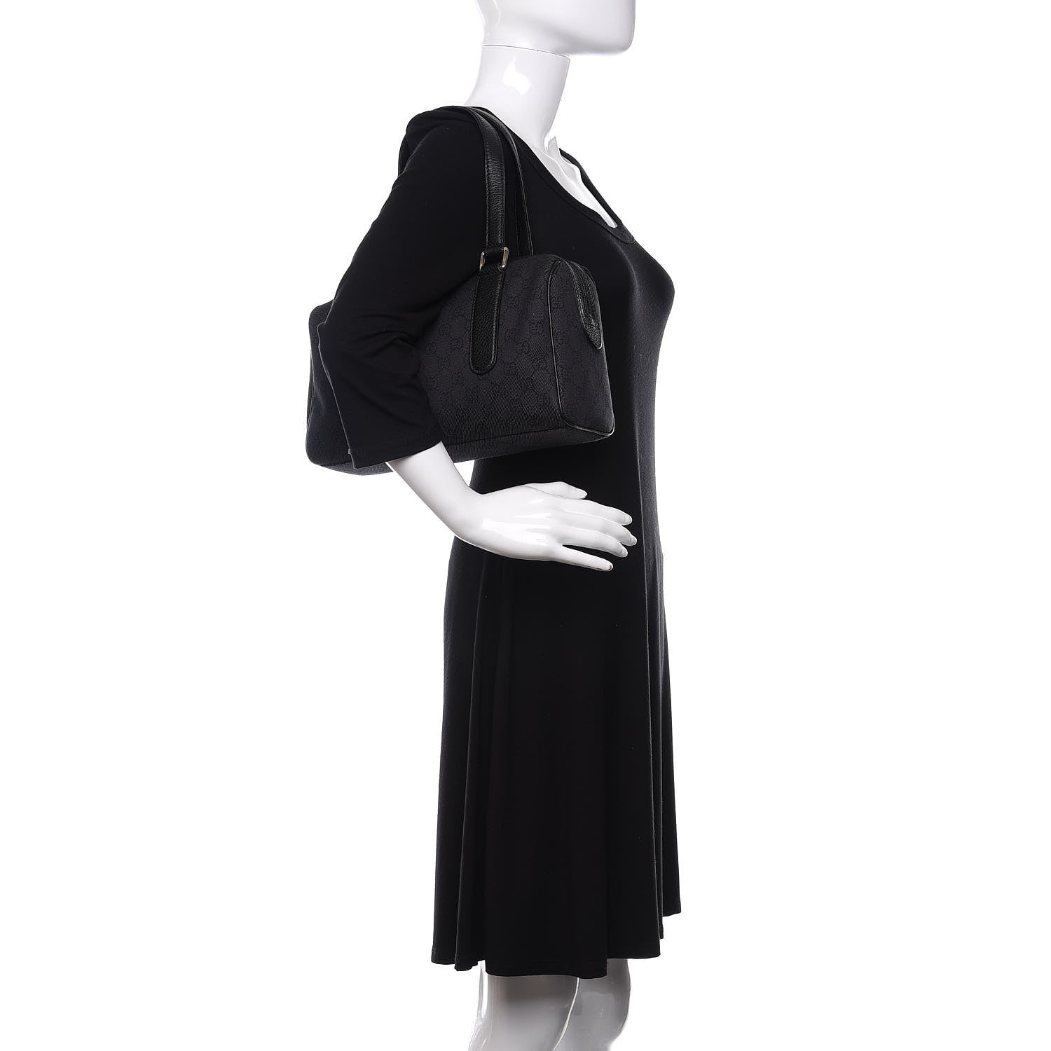 Gucci Monogram Small Boston Black 2 of 9