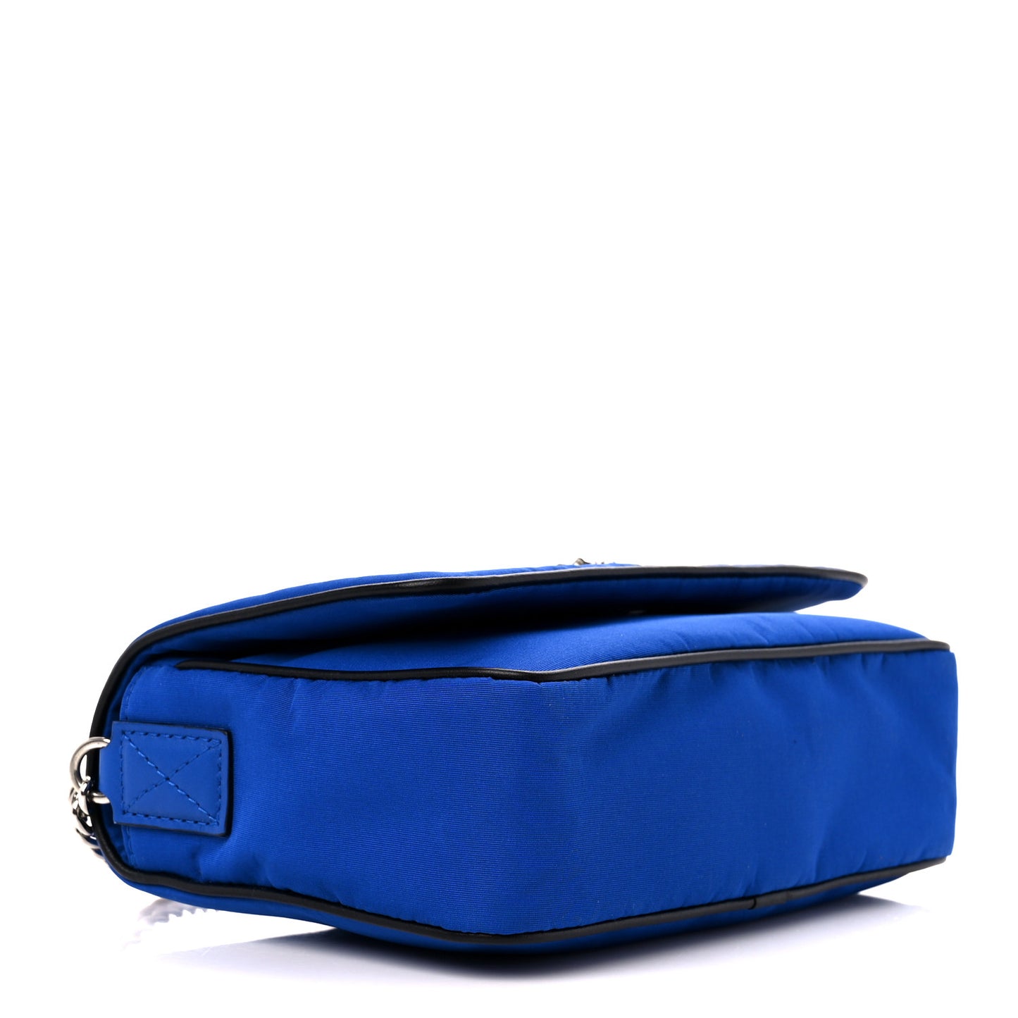 Nylon Skull Camera Crossbody Bag Royal Blue