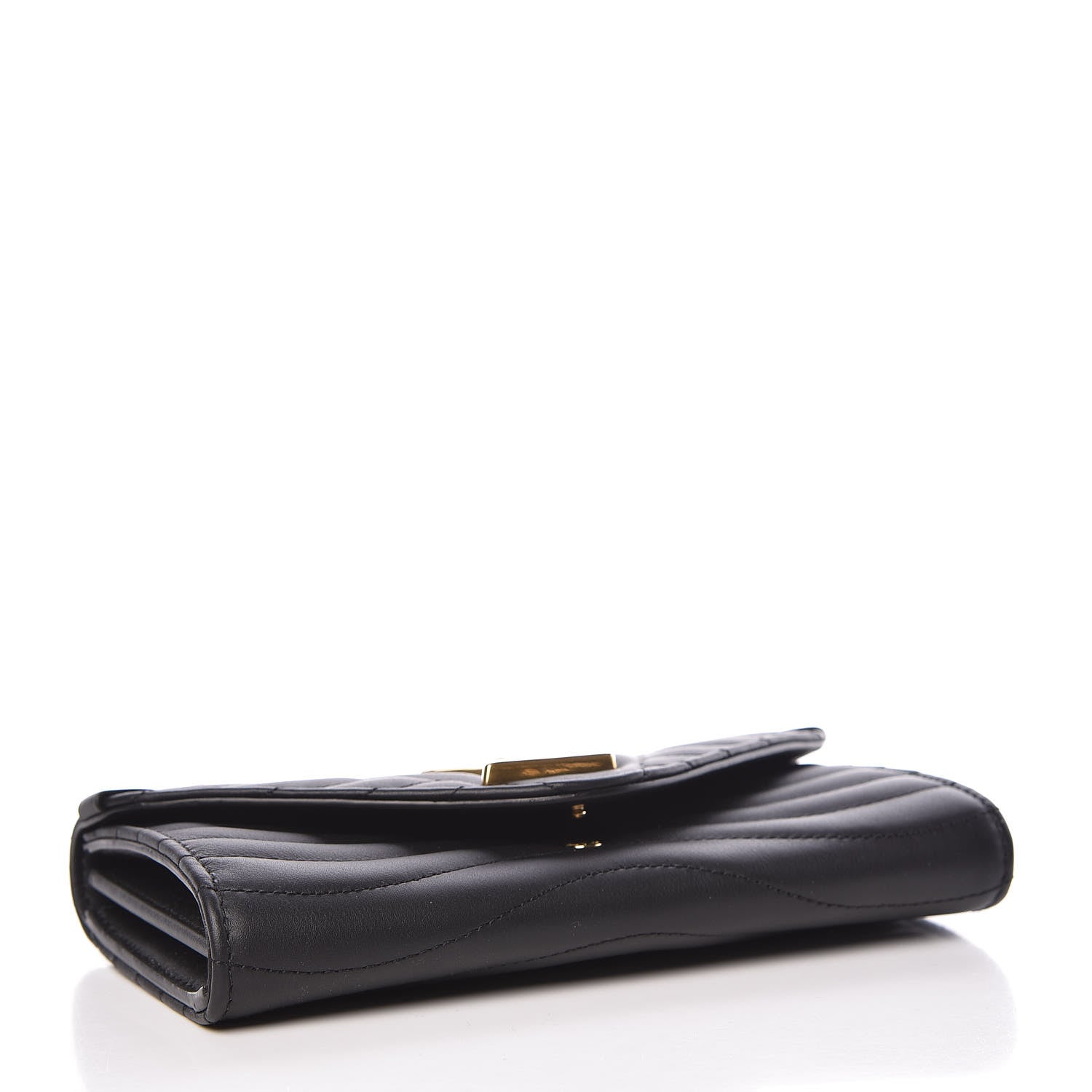 Louis Vuitton Calfskin New Wave Long Wallet Black 4 of 8