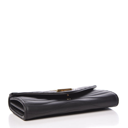 Louis Vuitton Calfskin New Wave Long Wallet Black 4 of 8