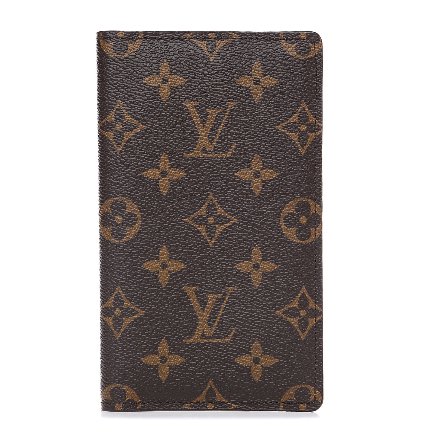Monogram Checkbook Holder Case Wallet