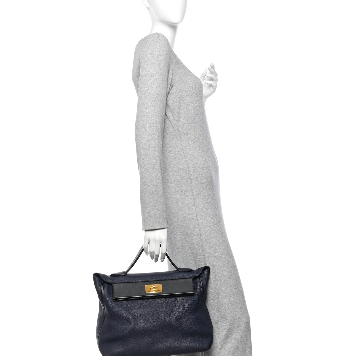Hermes Togo Swift 24/24 35 Bleu Nuit Black 2 of 13