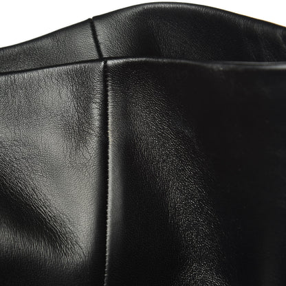 Saint Laurent Calfskin Niki 105 Thigh High Boots 36.5 Black 7 of 9
