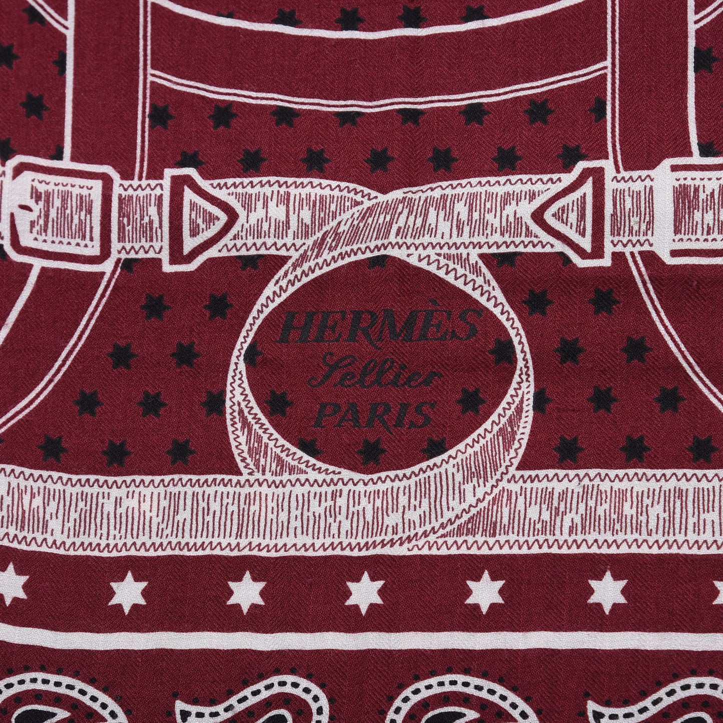 Cashmere Silk Eperon D'Or Bandana Shawl 140