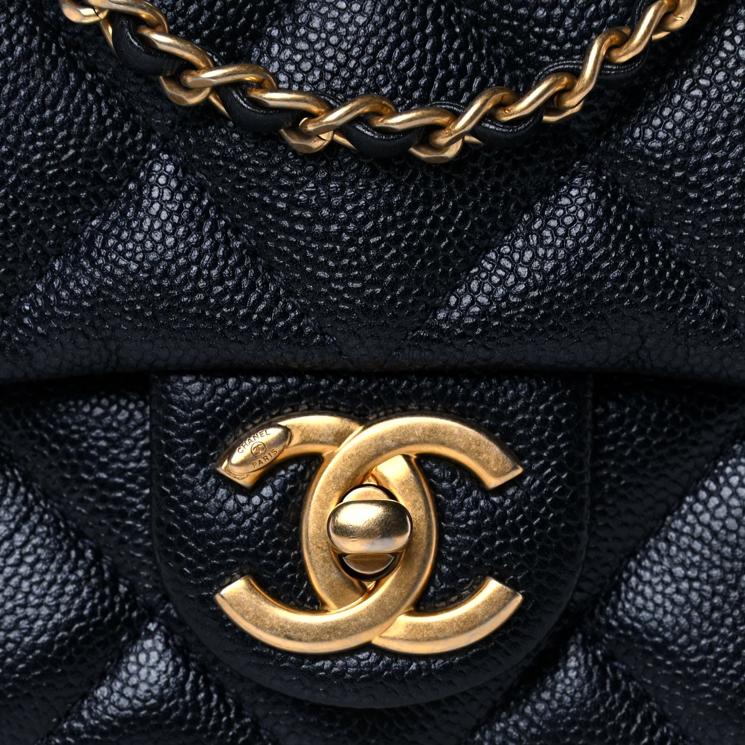 Chanel Iridescent Caviar Quilted Mini My Perfect Flap Black 7 of 10