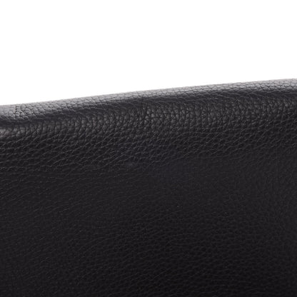 Gucci Pebbled Calfskin Soho Wallet on Chain Black 10 of 11