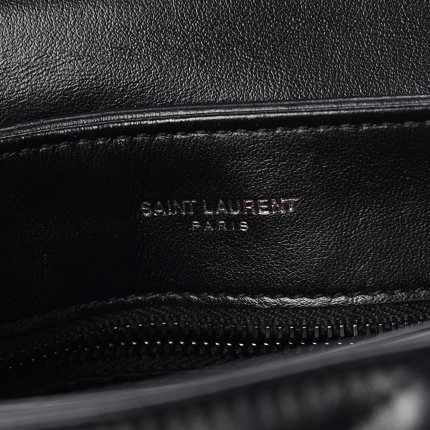 Calfskin Y Quilted Monogram Toy Loulou Crossbody Bag Black