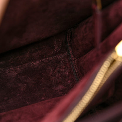 Saint Laurent Calfskin Small Sac De Jour Amarena 11 of 19