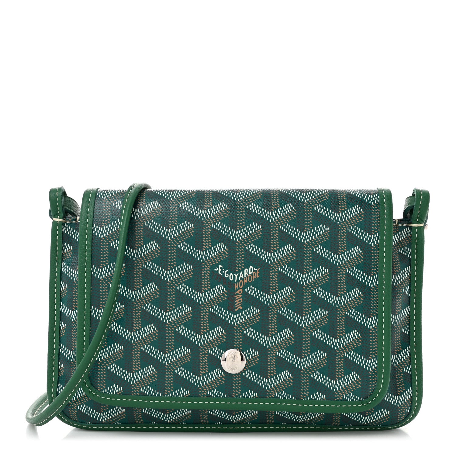 Goyard Goyardine Plumet Wallet Clutch Green 1 of 9