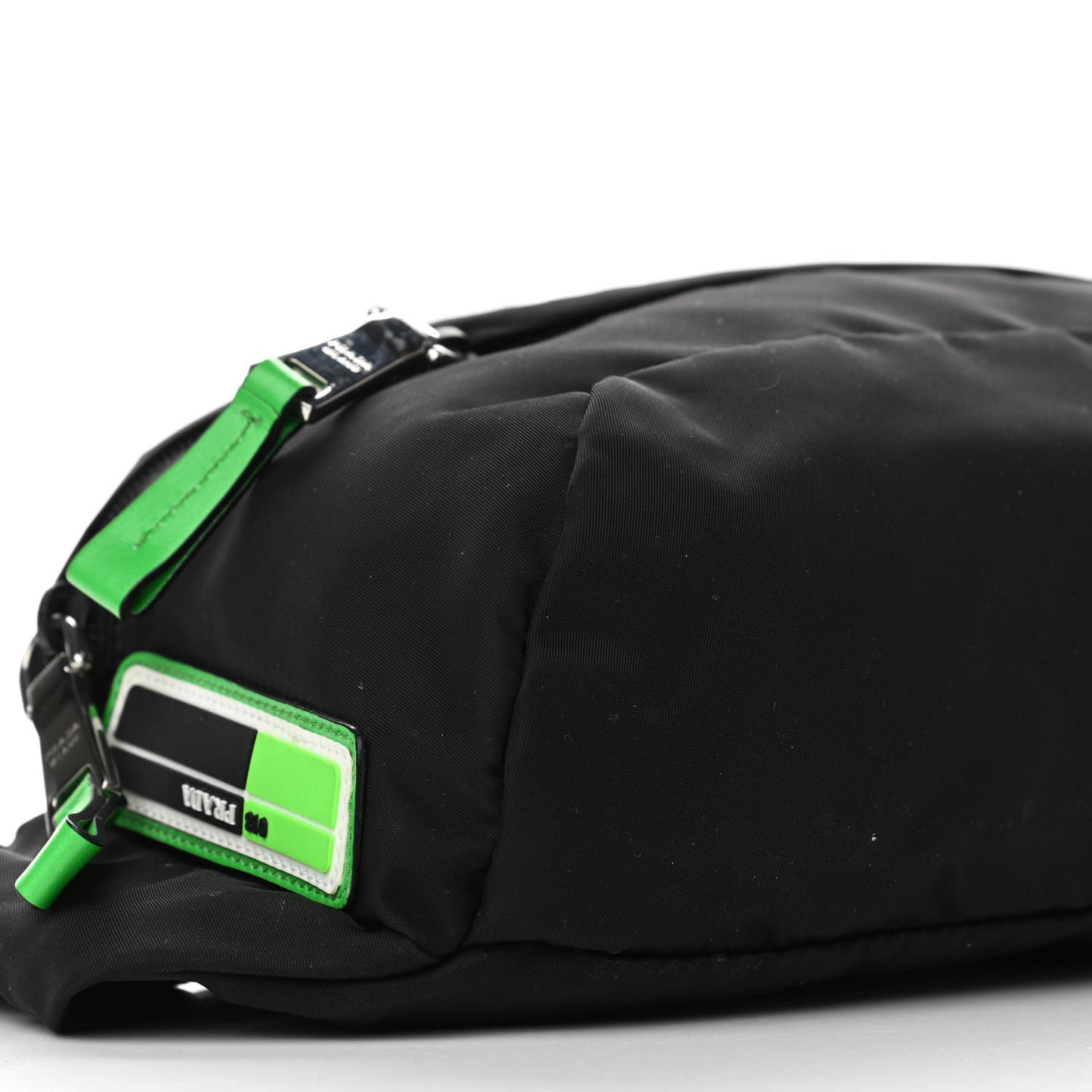 Tessuto Nylon Belt Bag Black Verde