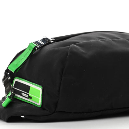 Prada Tessuto Nylon Belt Bag Black Verde 7 of 9