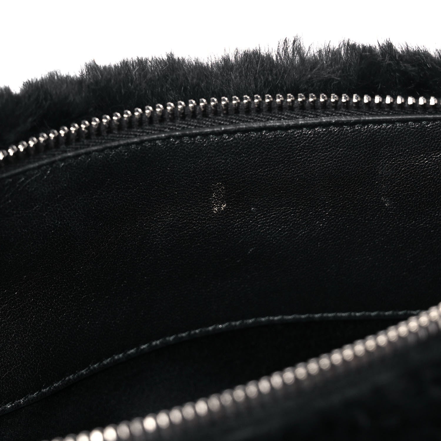Miu Miu Rabbit Fur Embellished Crossbody Black 12 of 13