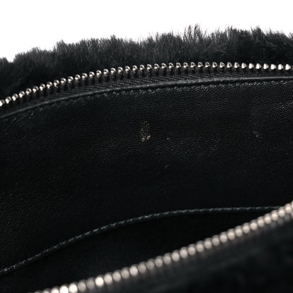 Miu Miu Rabbit Fur Embellished Crossbody Black 12 of 13