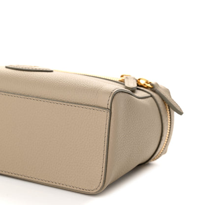 Burberry Grainy Calfskin Bloomsbury Vanity Bag Mushroom Beige Mallow Pink 10 of 11