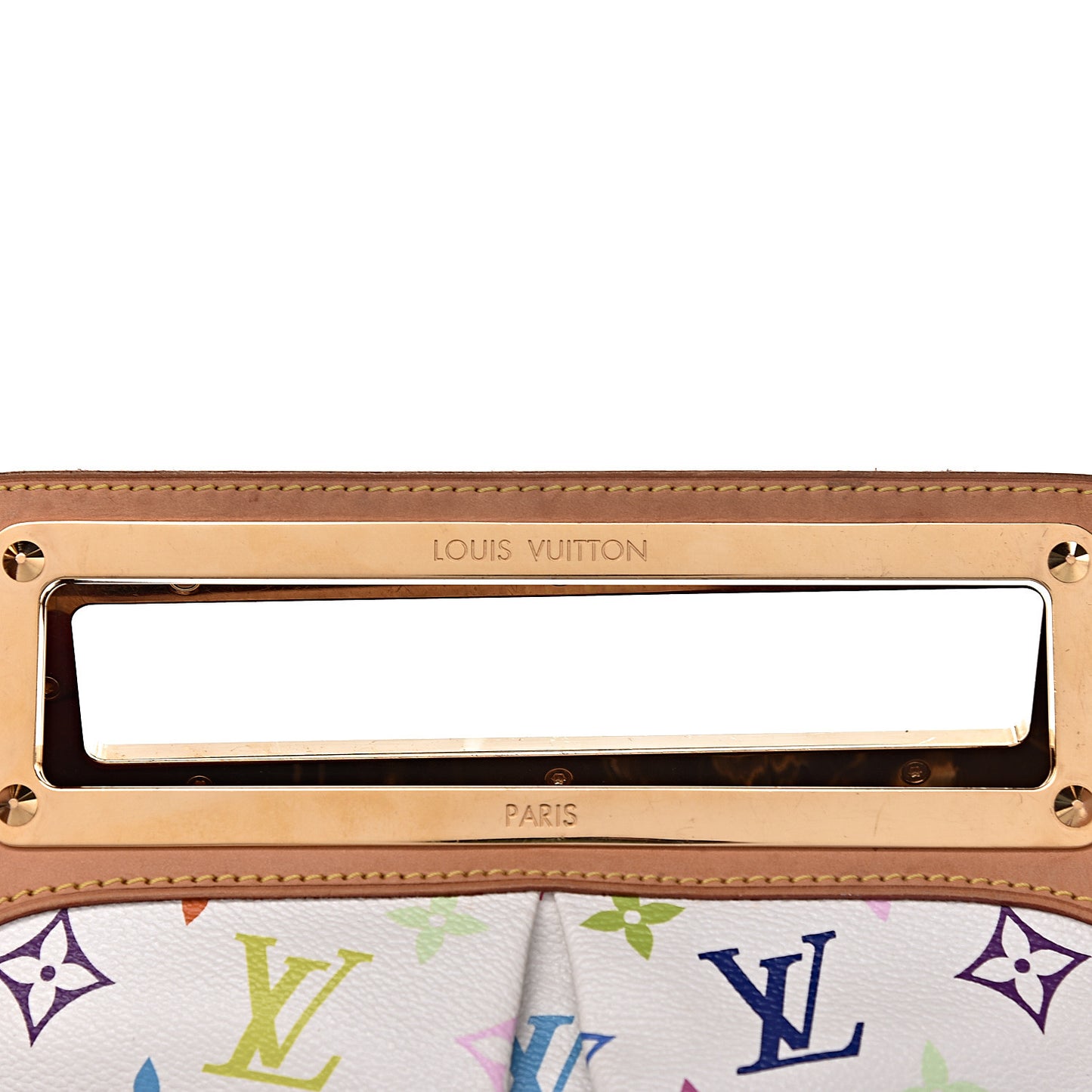 Monogram Multicolor Judy GM White