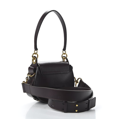 Chloe Calfskin Small Tess Bag Black Raisin 3 of 9