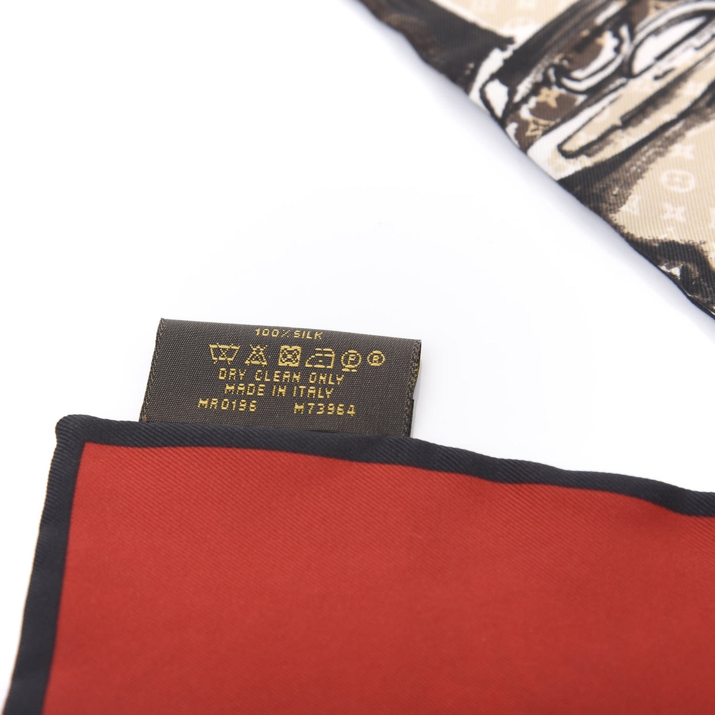 Silk Monogram Trunks Bandeau Brown