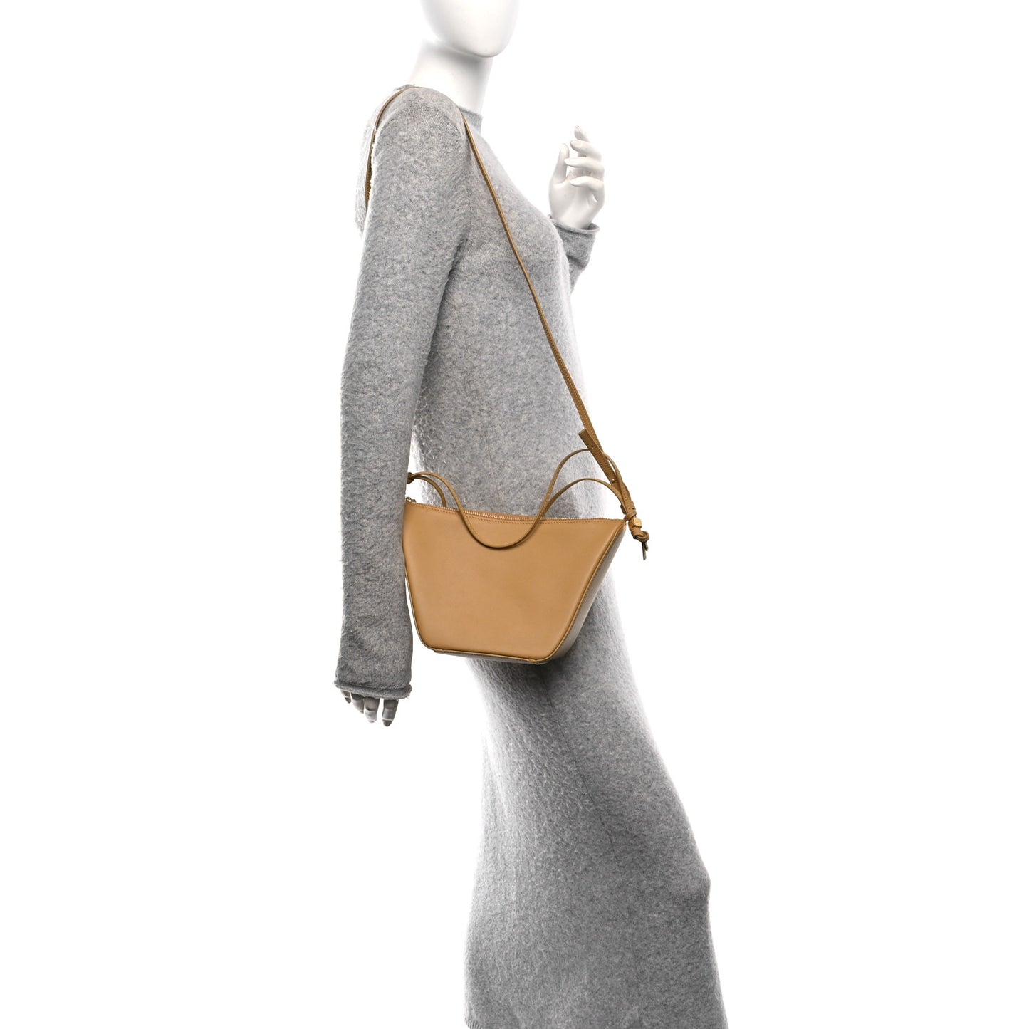 Calfskin Mini Hammock Hobo Sahara