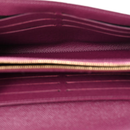 Louis Vuitton Monogram Totem Sarah Wallet Magenta 5 of 9
