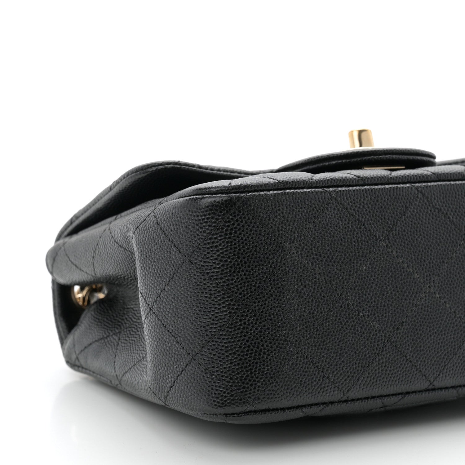 Chanel Caviar Quilted Mini Square Flap Black 9 of 10
