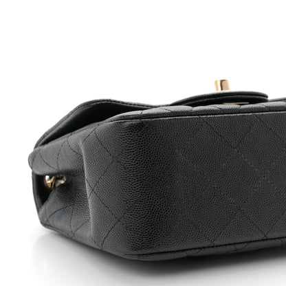 Chanel Caviar Quilted Mini Square Flap Black 9 of 10