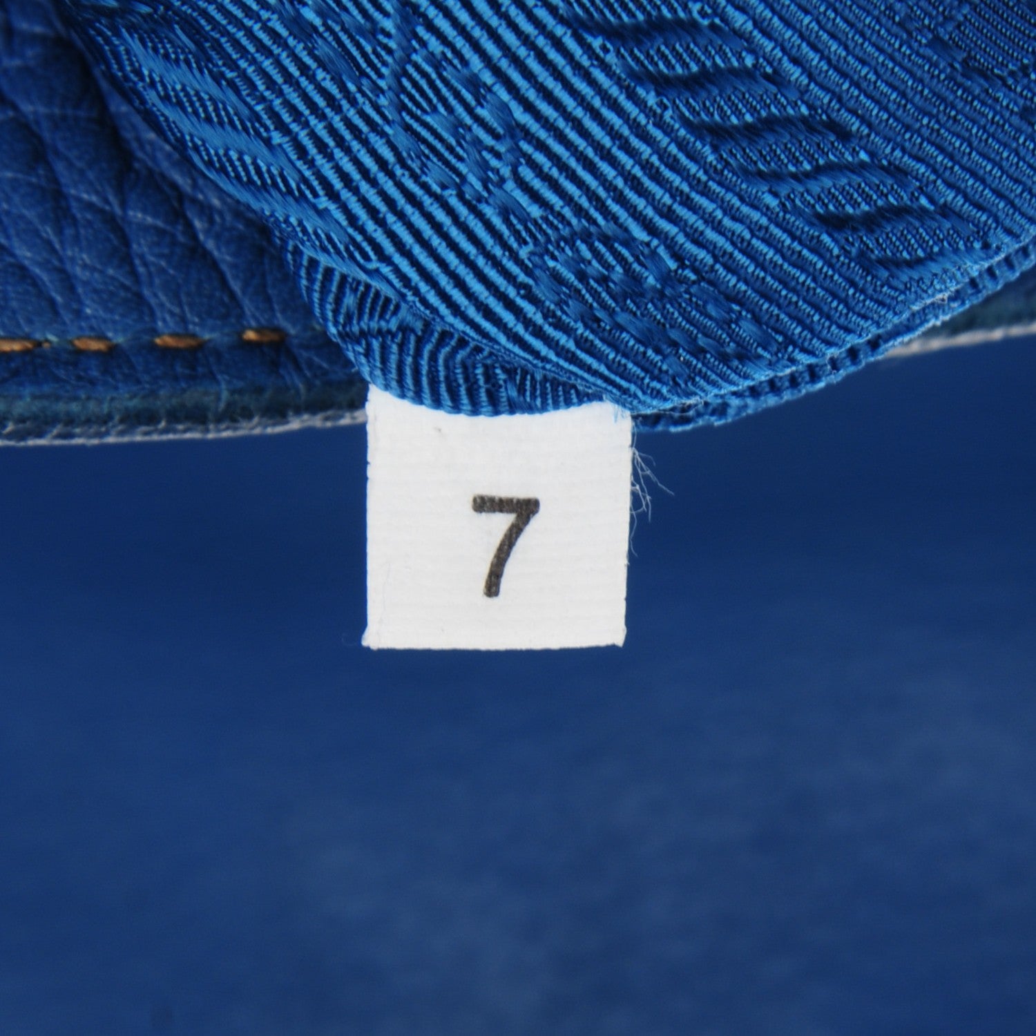 Prada Vitello Daino Tote Cobalto 7 of 9