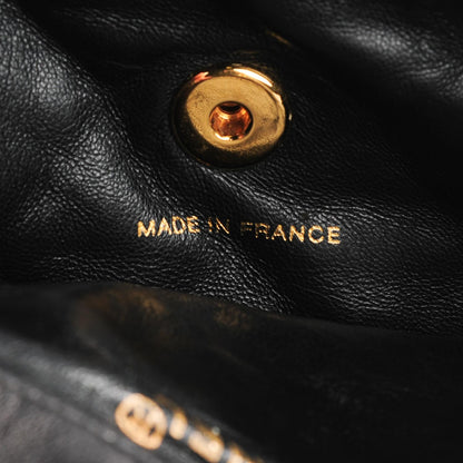Chanel Lambskin Quilted Backpack Black 7 of 9