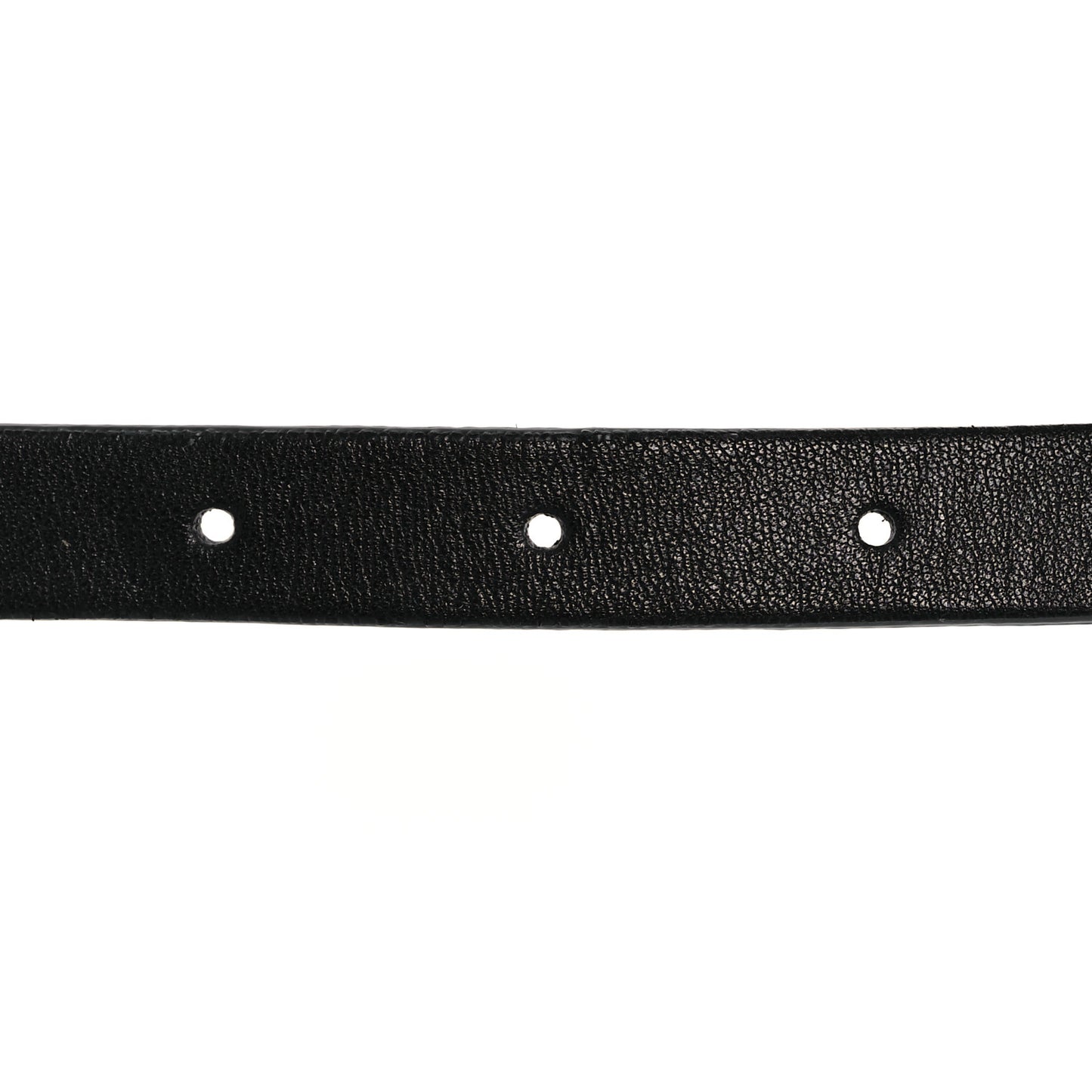 Lambskin CC Pearl Chain Belt 80 32 Black