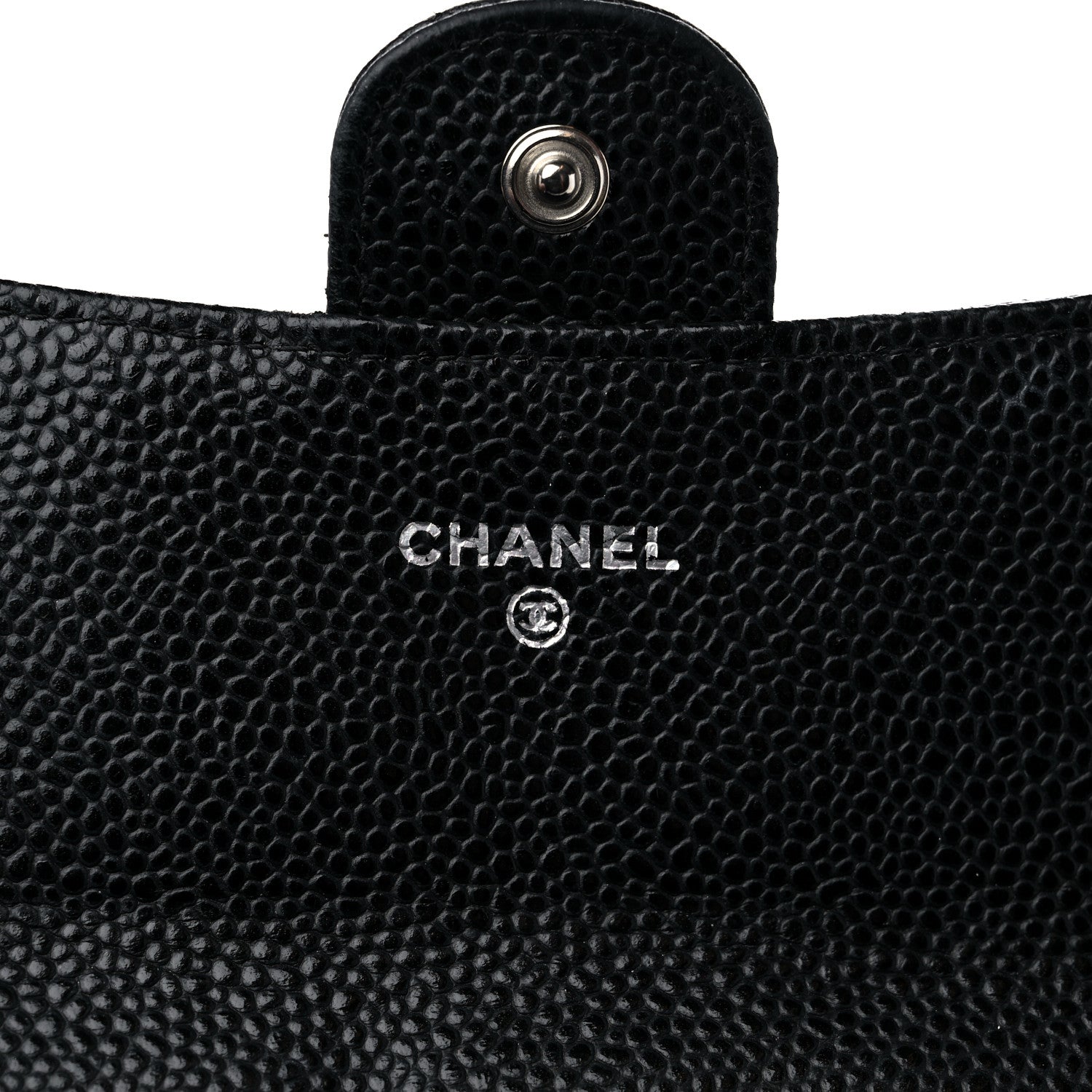 Chanel Caviar Quilted Large Gusset Flap Wallet Black 6 of 18