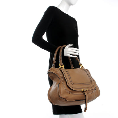 Chloe Calfskin Large Marcie Satchel Nut 2 of 9