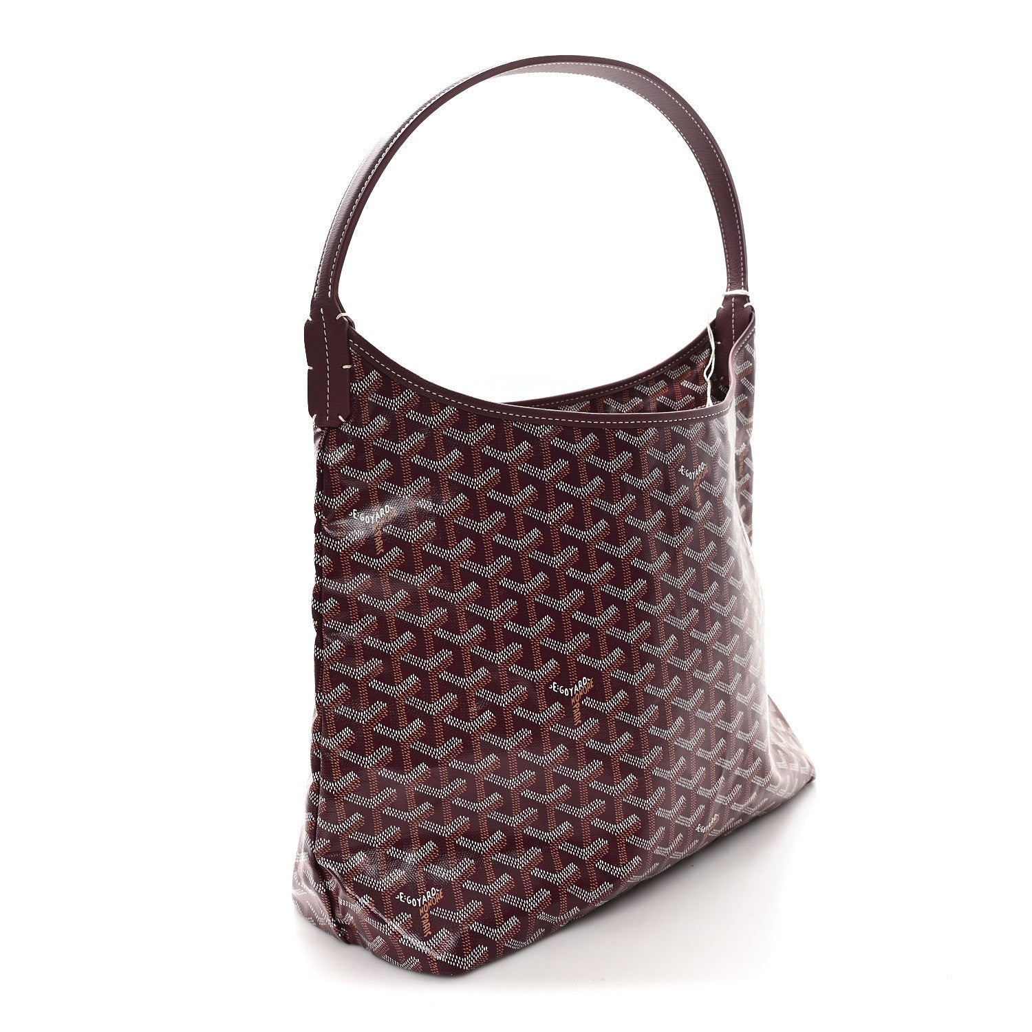 Goyard Goyardine Boheme Hobo Burgundy 4 of 11