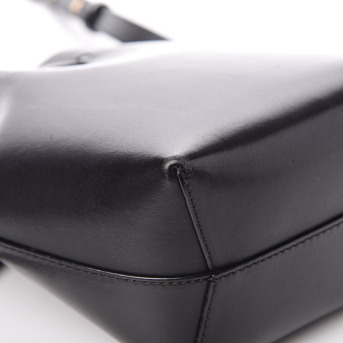 Calfskin Mini Mini Bucket Bag Black Dolly