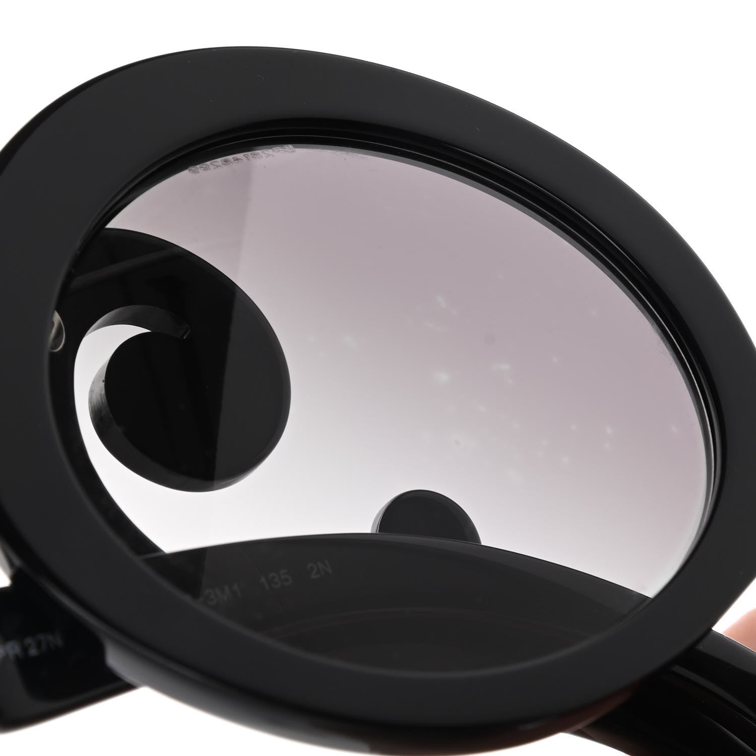 Prada Baroque Sunglasses SPR 27N Black 10 of 11