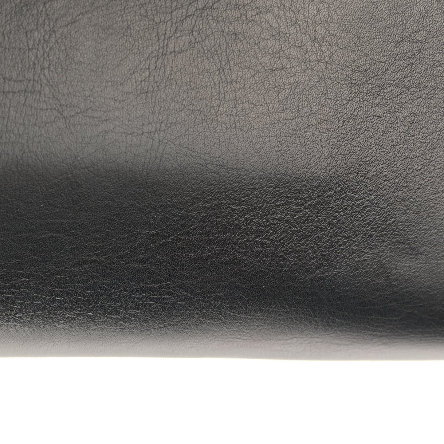 Suede Calfskin Faye Clutch Black