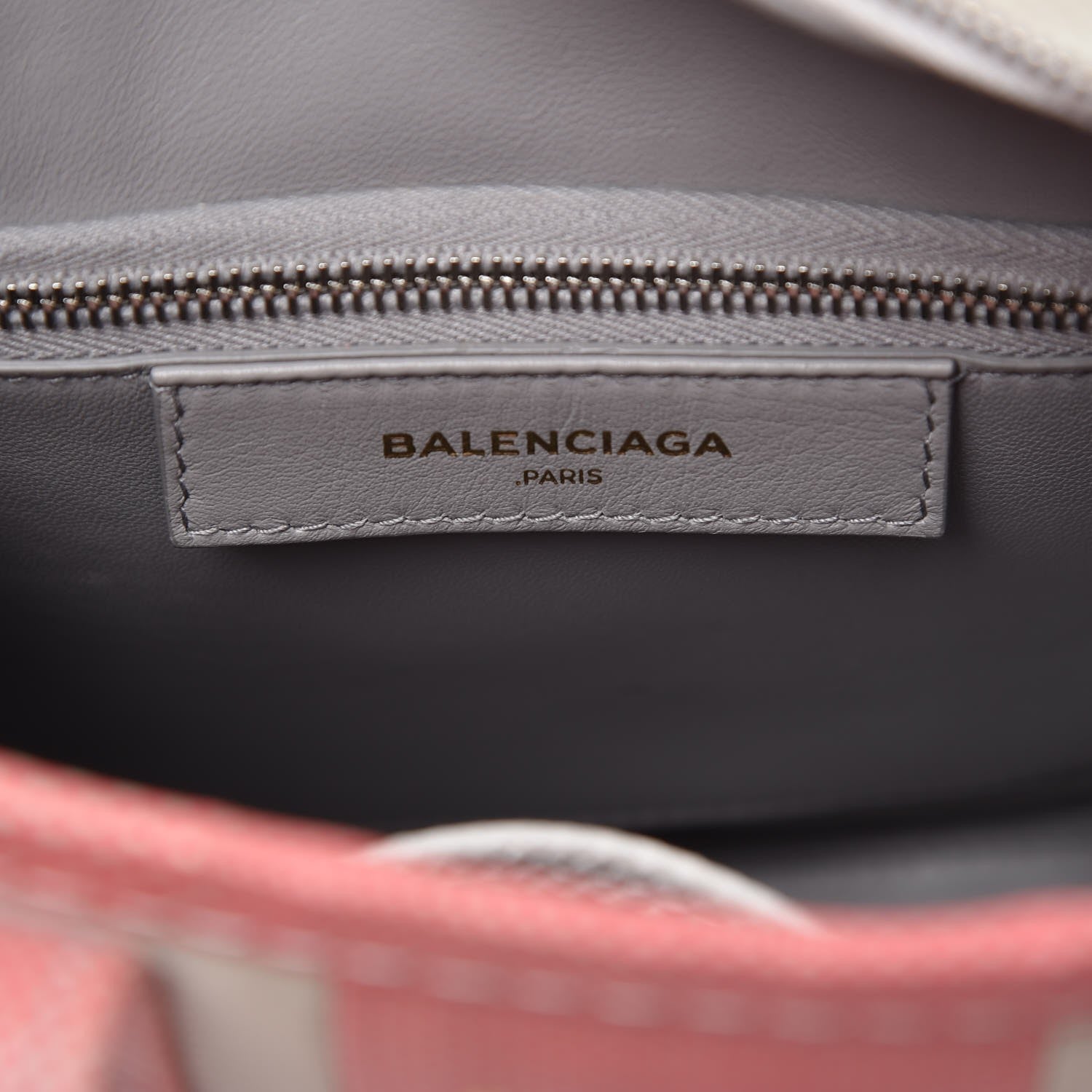 Balenciaga Agneau XS Bazar Shopper Tote Pink White 6 of 16
