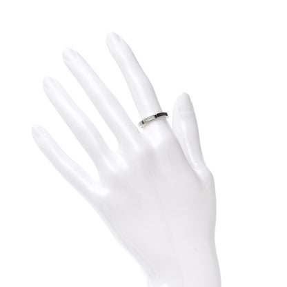 Cartier 18K White Gold Diamond Maillon Panthere Wedding Band Ring 50 5.25 2 of 5