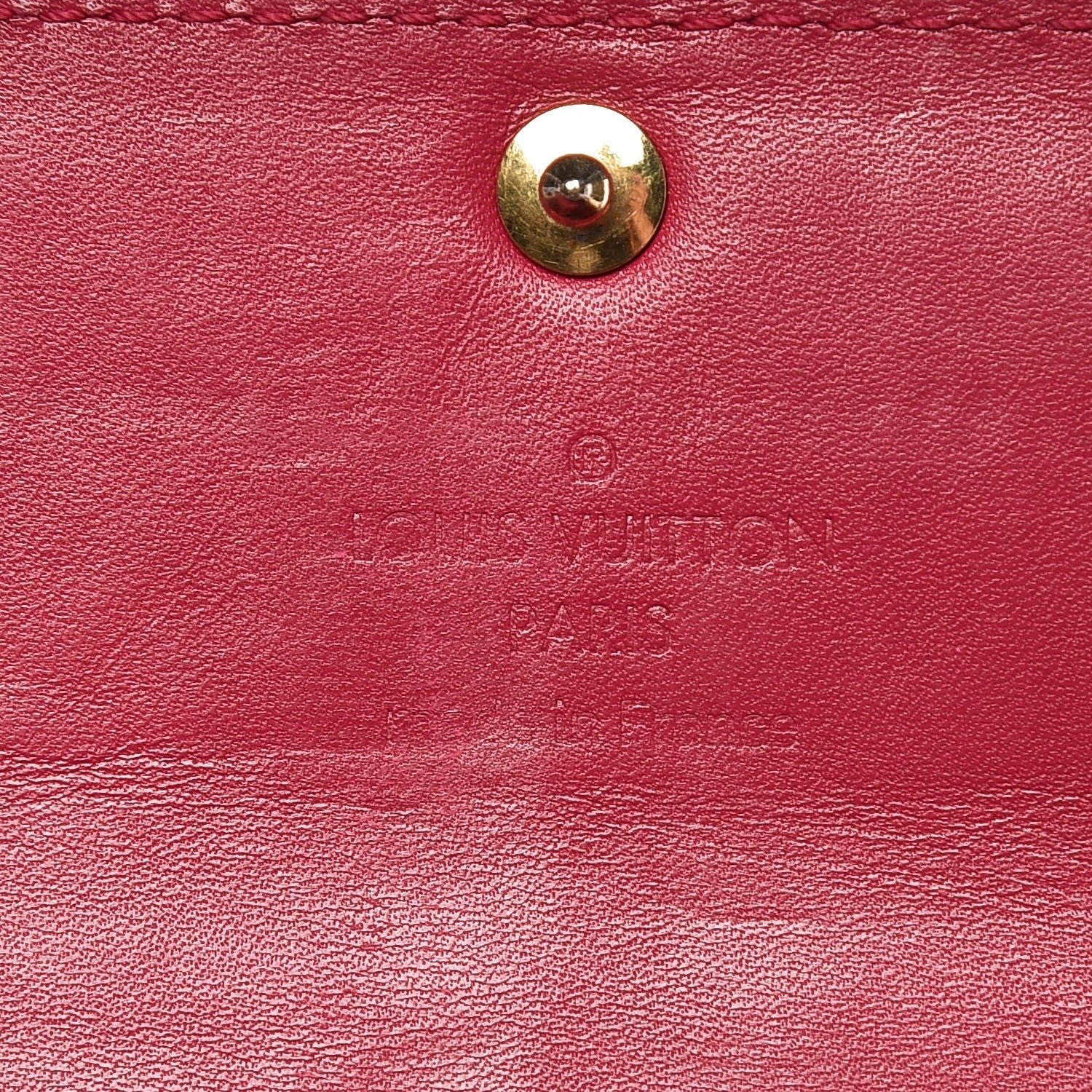 Louis Vuitton Vernis Sarah Wallet Rose Indien 6 of 11