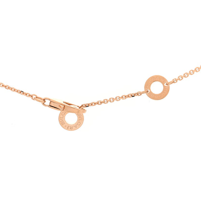 Bulgari 18K Rose Gold Diamond Mother of Pearl Small Divas' Dream Pendant Necklace 4 of 5